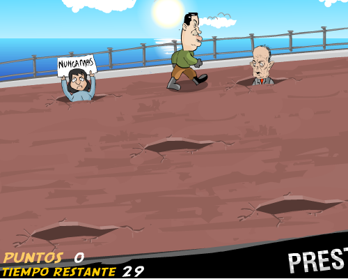 Screenshot of game 'Head Wrecker'