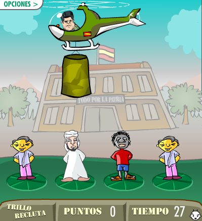 Captura de pantalla del juego 'Trillo Recluta'